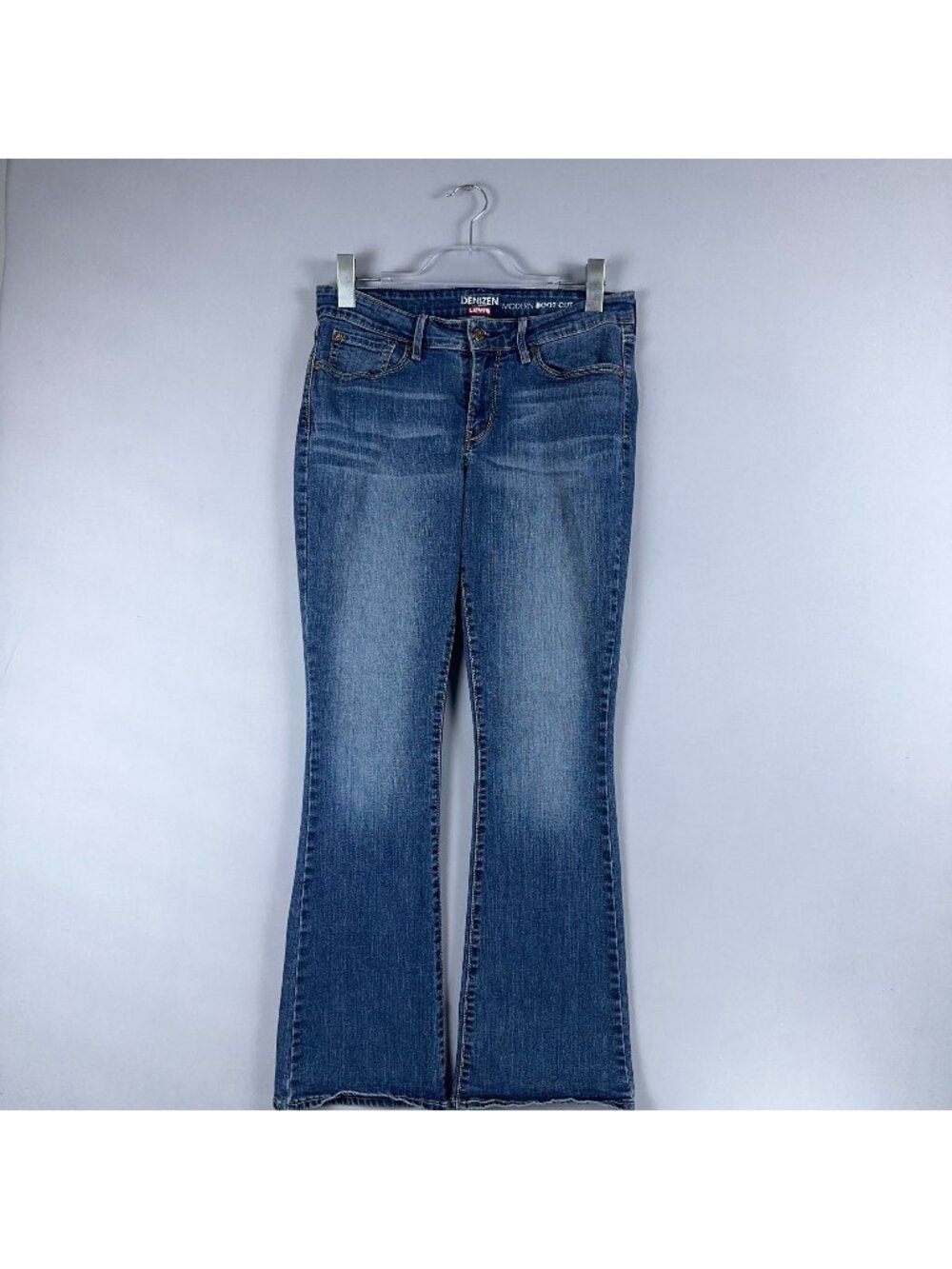 Denizen From Levis Bootcut Jeans Size 10 Small Low Rise Blue Medium Wash